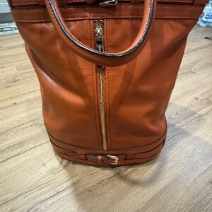 Michael Kors Burnt Orange Tote Bag